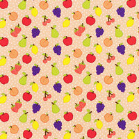 PJK Designs - Cookbookin' - Modern Market Collection - 12 x 12 Paper - Fruit Salad