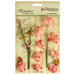 Petaloo - Botanica Collection - Floral Embellishments - Ephemera - Coral