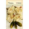 Petaloo - Botanica Collection - Floral Embellishments - Blooms - All Ivory