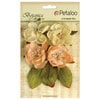 Petaloo - Botanica Collection - Floral Embellishments - Blooms - Peach