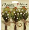Petaloo - Botanica Collection - Floral Embellishments - Spring Berry Clusters - All White