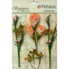 Petaloo - Botanica Collection - Floral Embellishments - Calla Lilies and Berries - Peach