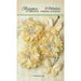 Petaloo - Botanica Collection - Floral Embellishments - Mums and Butterflies - Ivory