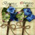Petaloo - Botanica Collection - Floral Embellishments - Velvet Hydrangea - Royal Blue