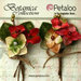Petaloo - Botanica Collection - Floral Embellishments - Velvet Hydrangea - Red