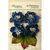 Petaloo - Botanica Collection - Floral Embellishments - Sugared Blooms - Royal Blue