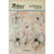 Petaloo - Textured Elements Collection - Floral Embellishments - Jeweled Flowers - White