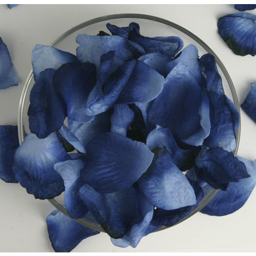 Petaloo - Botanica Collection - Floral Embellishments - Rose Petals - Navy