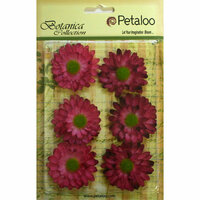 Petaloo - Botanica Collection - Floral Embellishments - Gerber Daisy - Fuchsia