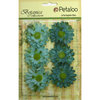 Petaloo - Botanica Collection - Floral Embellishments - Gerber Daisy - Teal