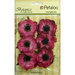 Petaloo - Botanica Collection - Floral Embellishments - Anenome - Fuchsia
