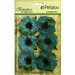 Petaloo - Botanica Collection - Floral Embellishments - Anenome - Teal