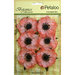 Petaloo - Botanica Collection - Floral Embellishments - Anenome - Coral