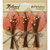 Petaloo - Burlap and Canvas Collection - Floral Embellishments - Burlap Picks - Apricot