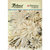 Petaloo - Burlap and Canvas Collection - Floral Embellishments - Daisy Flower Layers - Ivory