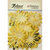 Petaloo - Burlap and Canvas Collection - Floral Embellishments - Daisy Flower Layers - Yellow