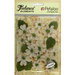 Petaloo - Burlap and Canvas Collection - Floral Embellishments - Dogwood - Canvas - Ivory