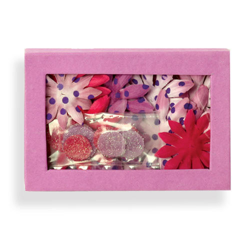 Petaloo - Tutti Frutti Collection - Flowers - Daisy Box Blend - Small - Pink and Lavender, CLEARANCE