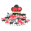 Petaloo - It's Magic Mickey Disney Collection - Flowers - Dahlia Box Blend - Large - Red and Black, CLEARANCE