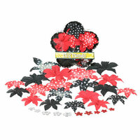 Petaloo - It's Magic Mickey Disney Collection - Flowers - Dahlia Box Blend - Large - Red and Black, CLEARANCE