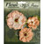 Petaloo - Chantilly Collection - Velvet and Lace Flowers - Peach
