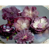 Petaloo - Chantilly Collection - Mixed Blooms Flowers - Lilac Purple