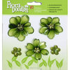 Petaloo - Flora Doodles Collection - Jeweled Candies - Mini Flowers - Green