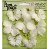 Petaloo - Flora Doodles Collection - Sheer Butterflies - Pearl