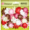 Petaloo - Flora Doodles Collection - Mulberry Flowers - Mini - Delphiniums - Romance