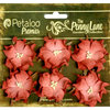Petaloo - Penny Lane Collection - Floral Embellishments - Wild Roses - Mulberry Street - Orange