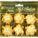 Petaloo - Penny Lane Collection - Floral Embellishments - Wild Roses - Mulberry Street - Yellow