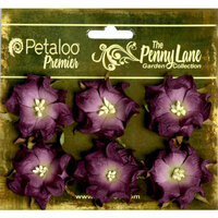 Petaloo - Penny Lane Collection - Floral Embellishments - Wild Roses - Mulberry Street - Eggplant