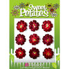 Petaloo - Sweet Petites Collection - Handmade Paper Flowers - Double Delphiniums - Red Mix, CLEARANCE