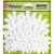 Petaloo - Flora Doodles Collection - Embossed Mulberry Flowers - Daisies - White