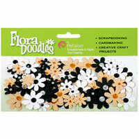 Petaloo - Flora Doodles Collection - Handmade Paper Flowers - Jeweled Florettes - Celebrity