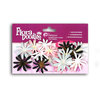 Petaloo - Flora Doodles - Firecracker Daisies - Handmade Cotton Flowers - Pink Poodle