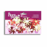 Petaloo - Flora Doodles - Firecracker Daisies - Handmade Cotton Flowers - Yummy Cupcake, CLEARANCE