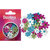 Petaloo - Dazzlers Collection - Small Glittered Florettes - Fuschia Teal Chartreuse and White, CLEARANCE