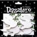Petaloo - Dazzlers Collection - Christmas - Glittered Sticker Shapes - Peace Dove