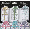 Petaloo - Dazzlers Collection - Glittered Sticker Shapes - Birthday - Gift Boxes