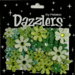 Petaloo - Dazzlers Collection - Jeweled Florettes - Greens