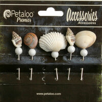 Petaloo - Metal Stick Pins - Sea Shell