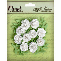 Petaloo - Devon Collection - Petites Mini Rose - White