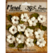 Petaloo - Darjeeling Collection - Floral Embellishments - Petites - Teastained Cream