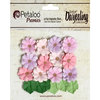 Petaloo - Darjeeling Collection - Floral Embellishments - Mini Daisies with Leaves - Hyacinth