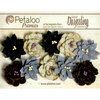 Petaloo - Darjeeling Collection - Floral Embellishments - Dahlias - Nightfall