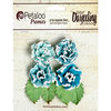 Petaloo - Darjeeling Collection - Floral Embellishments - Frosted Roses - Seaside
