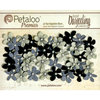 Petaloo - Darjeeling Collection - Floral Embellishments - Mini Pearl Daisies - Nightfall