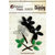 Petaloo - Darjeeling Collection - Glass Flower with Leaves - Black and White