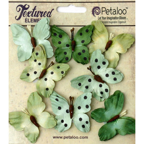 Petaloo - Darjeeling Collection - Butterflies - Teastained Greens